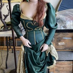 5’ Antique Saloon Porcelain Doll  