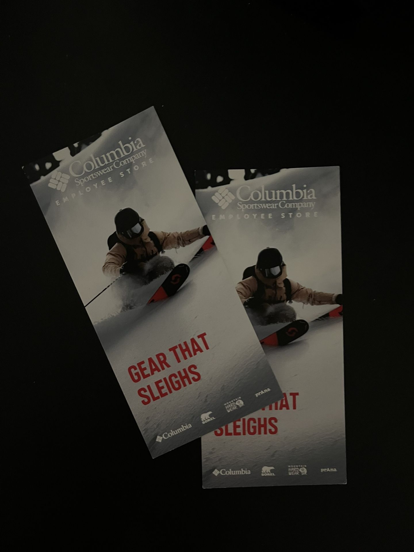 Columbia Employee Store Guest Passes