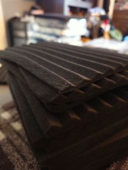 Sound absorption sheets. 1sq ft sheets 2.5cm thickness