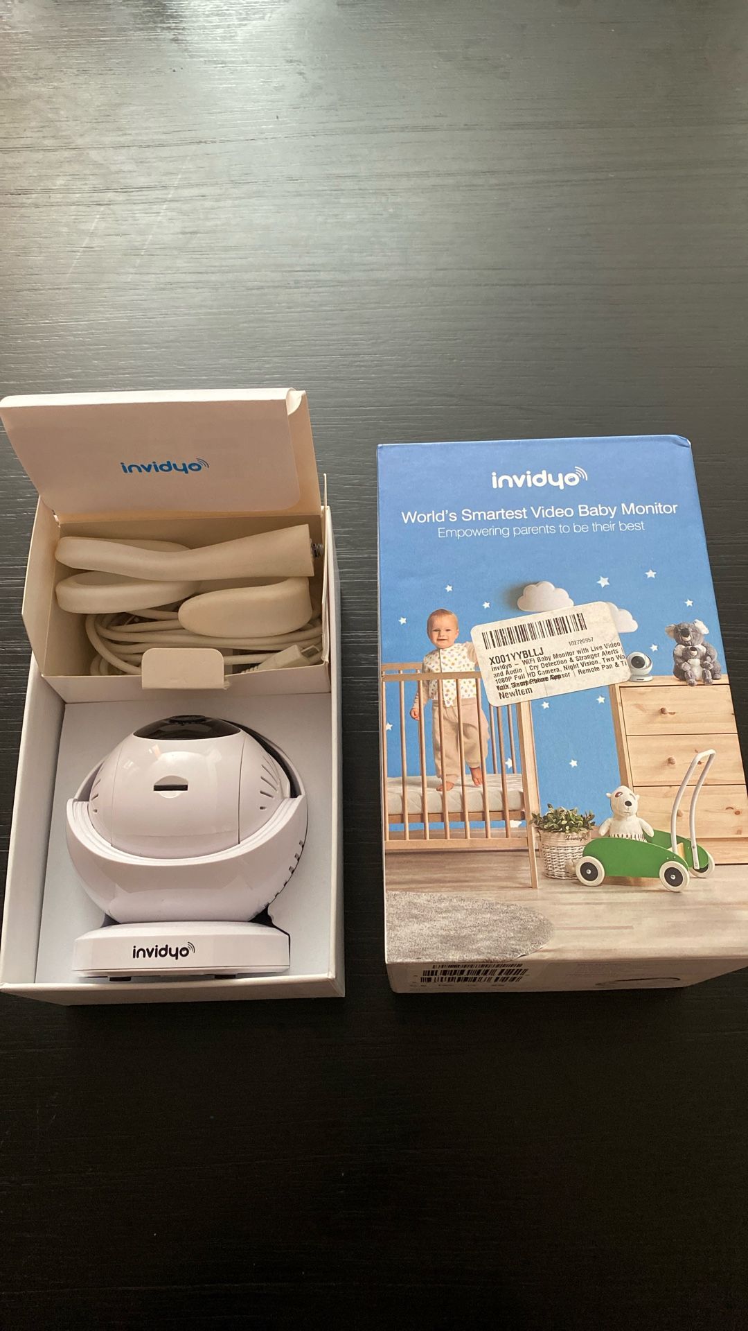 Invidyo WiFi Baby Monitor w/ Live Video & Audio