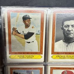 1985 Topps Collectors’ Series All-Time Record Holder Hank Aaron Baseball Card #1