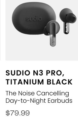 Sudio N3 Pro wireless earbuds