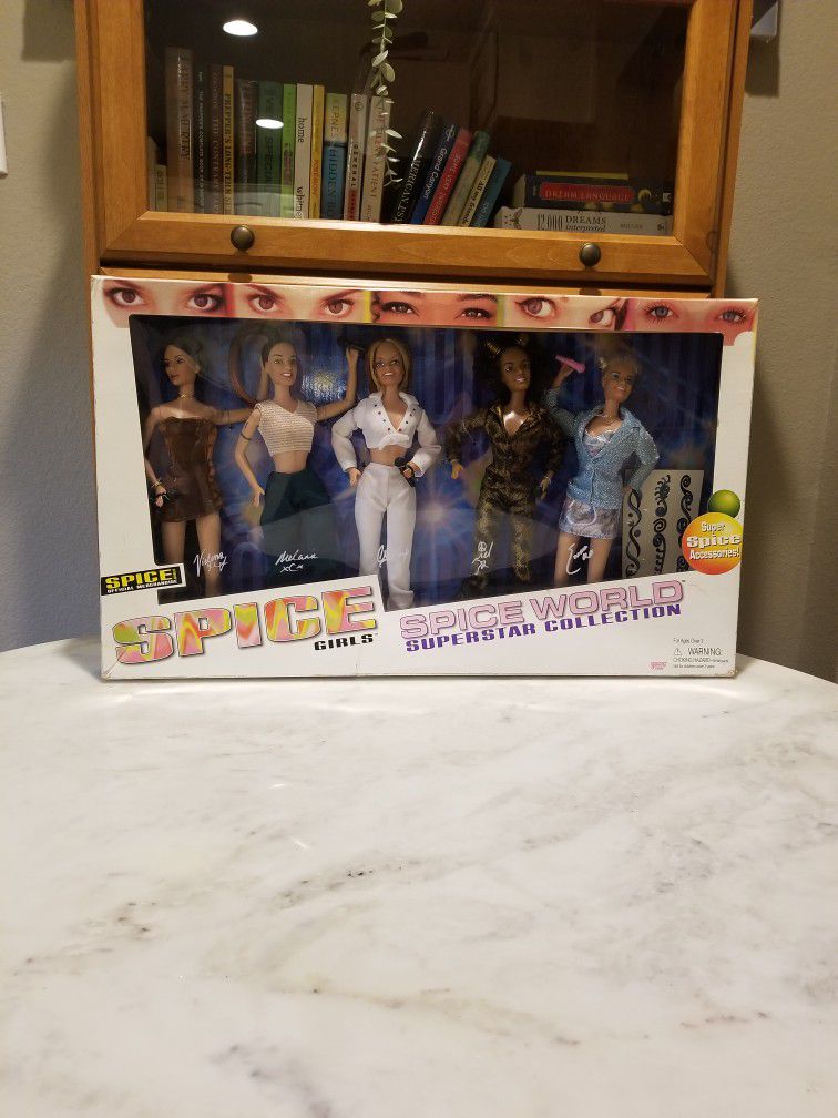 Spice Girls Barbie Dolls World Superstars, 90s Collectible Vintage Toys