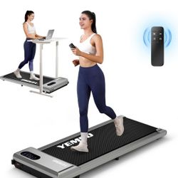 Walking Pad Treadmill 330 lb Capacity, 3 in 1 Portable Treadmill for Home and Office with Remote Control, LED Display