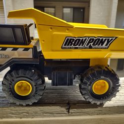 2012 Hasbro Tonka Metal Slash Plastic Dump Truck With Iron Pony Sticker