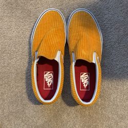Corduroy Yellow Vans