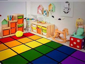 Brand new classroom rug 8x12, 24 seats non slip
