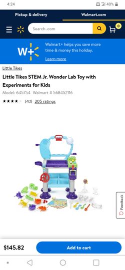 Little Tikes Stem Jr. Wonder Lab with experiments for kids boys girls