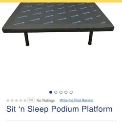 Sit ‘n Sleep podium King size Bed frame (new)