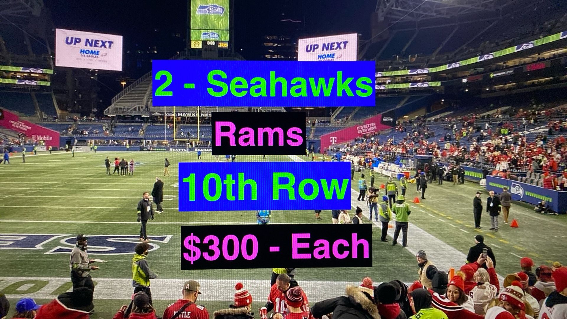Seahawks Rams Tickets