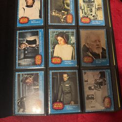 Star Wars Topps Complete Sets With Stickers