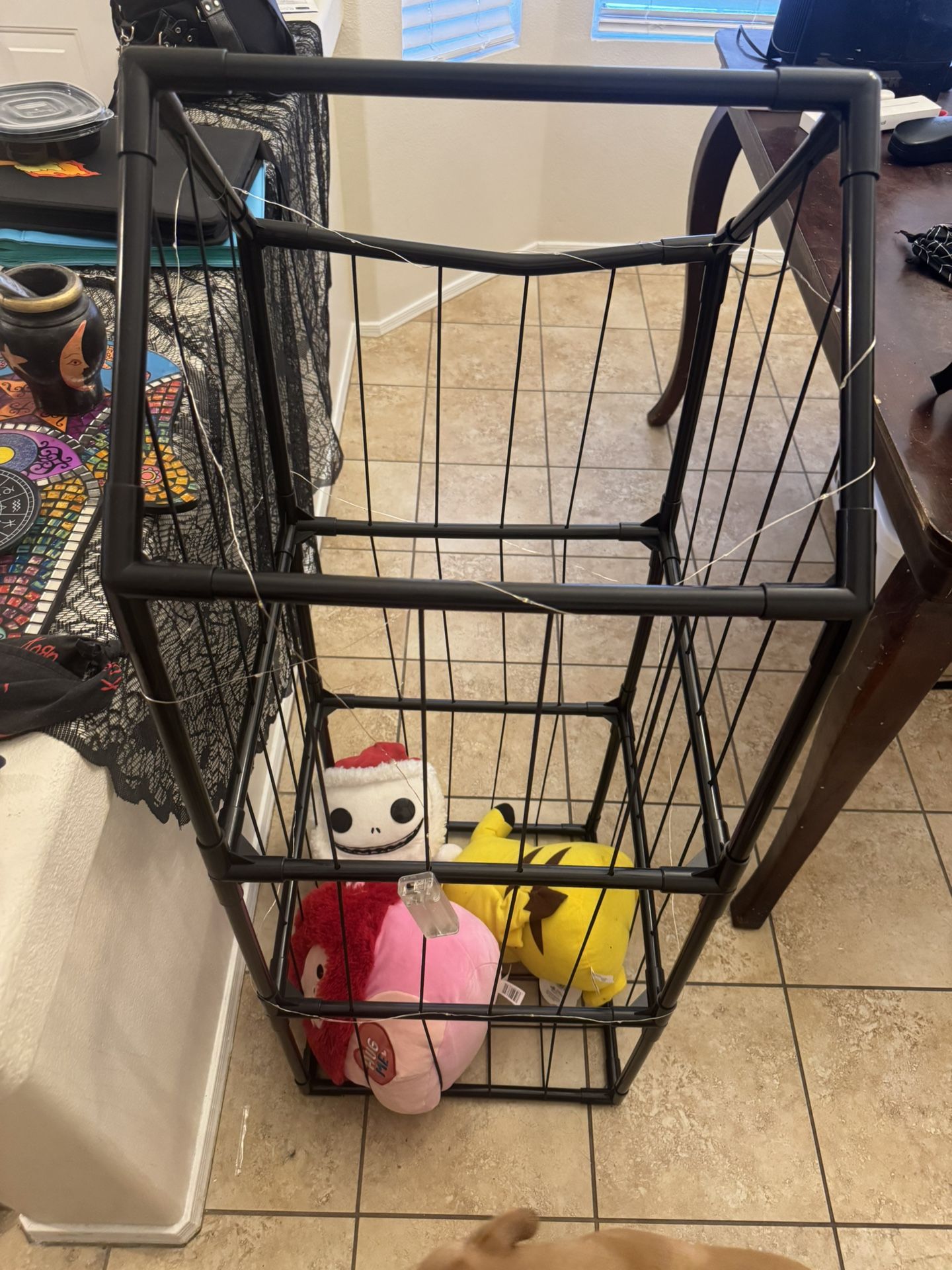 stuffed animal basket