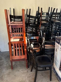 40 Commercial Restaurant Chairs & Bar Stools