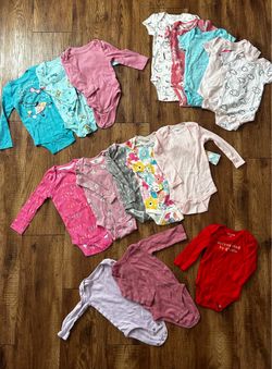 6-9 month onesies with snaps