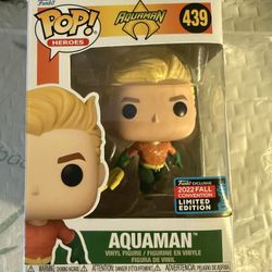 Pop heroes Aquaman Aquaman 2022 Fall Convention Limited Edition 