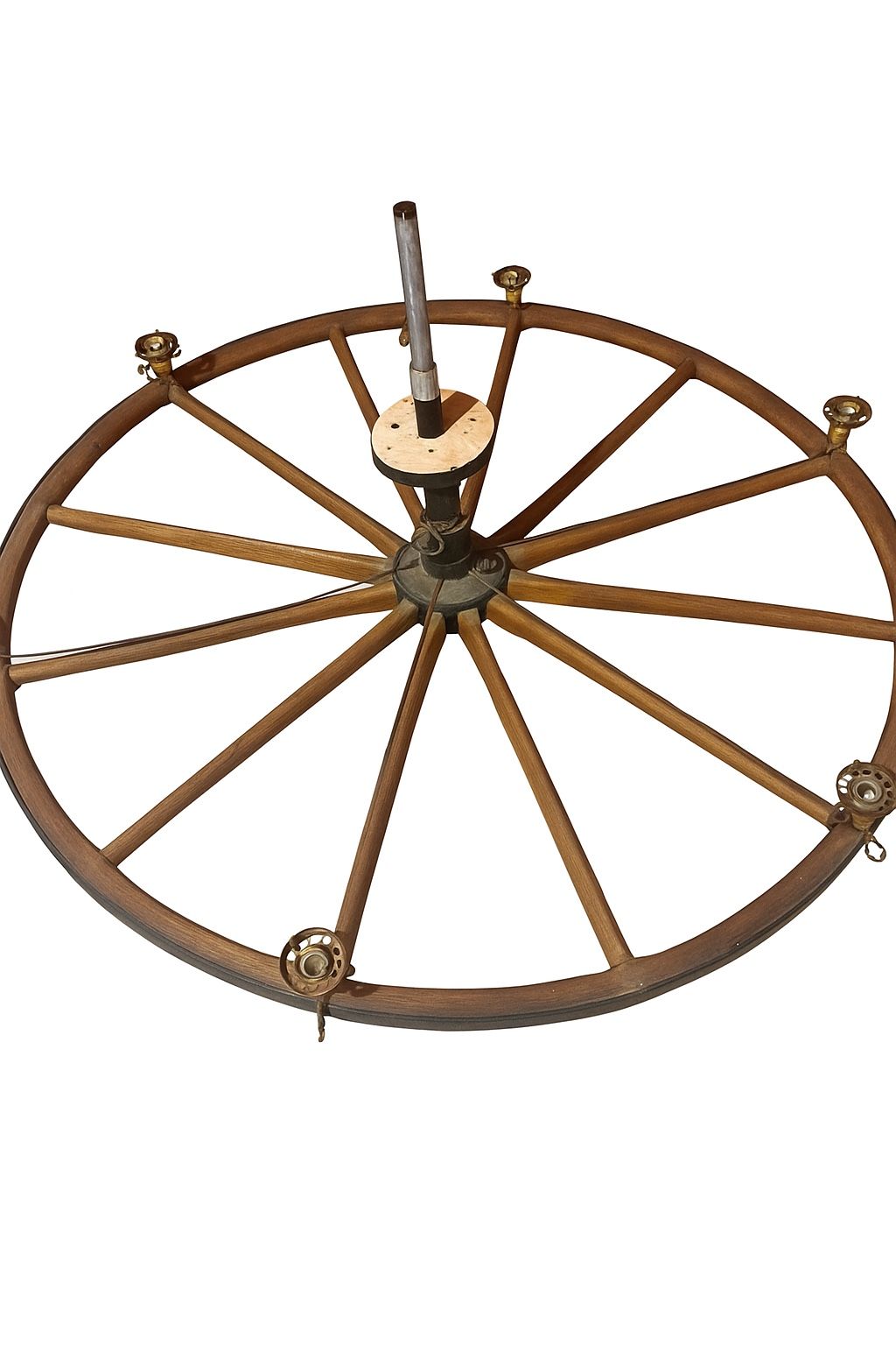 Wagon Wheel Chandelier 4’
