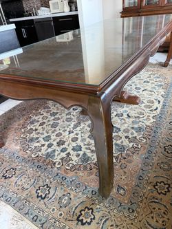 Formal Dining Set – Table, 6 Chairs + China Cabinet – Westwood / Wilshire
