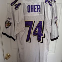 Baltimore Ravens Oher 74 Adult Size 54 Nfl Football Jersey 