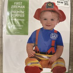 Halloween Costume Fireman 