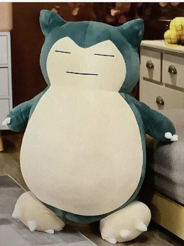 New In Package Pokémon Giant Snorlax 39” Plushie Rare, Discontinued