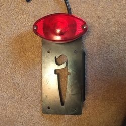 Flyrite Side mount License Plate Holder