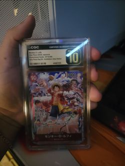 luffy graded card