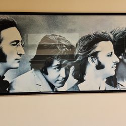 Large Beatles Picture 75” X 27” $150