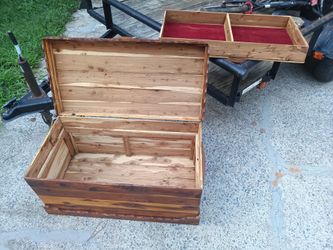 Cedar wood chest