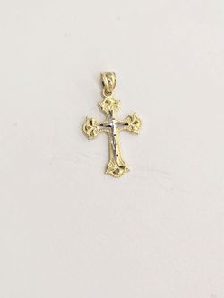 10kt Real Gold Cross Pendant