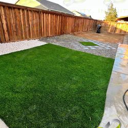 Synthetic Turf And Concrete