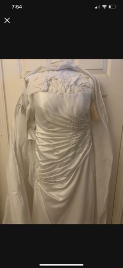 Wedding Gown Never Worn, Strapless, We Eloped
