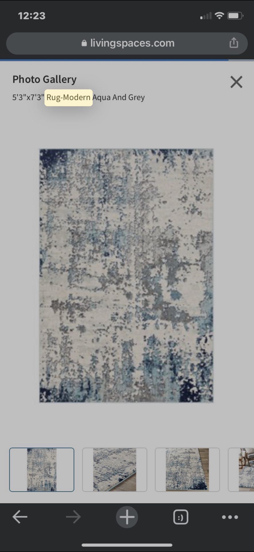 Extra large 15x12 Abstract Rug- Perfect Condition