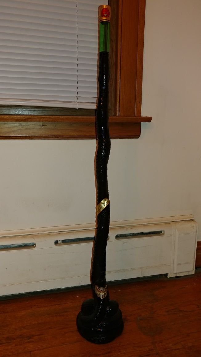 Vintage Mirafiore Chianti Snake Bottle