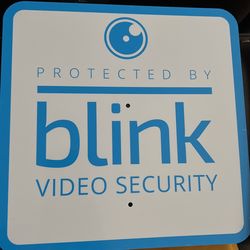 Blink Yard Sign with Two Window Decals  Bundle