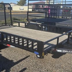 7x12 Delco Utility Trailer