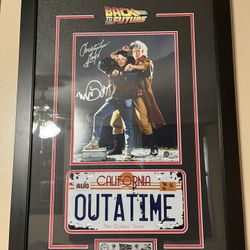 back To The Future Autograph