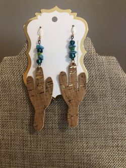 Handmade cactus earrings