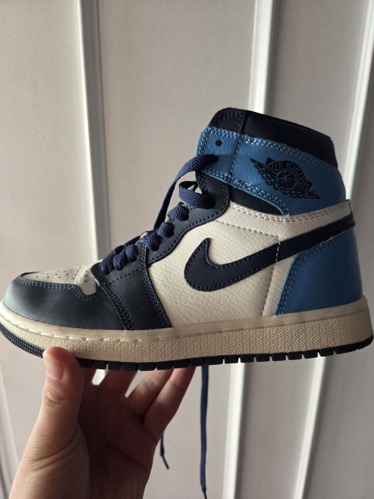 Air Jordan 1 Retro High OG 'Obsidian' Women Size 5.5