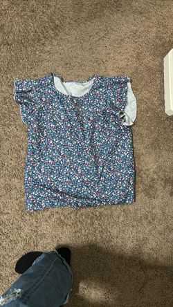 Flowery Shirt Medium SHEIN 
