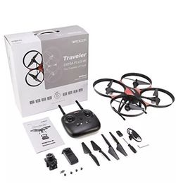 DROCON U818PLUS WIFI FPV Drone With Wide-Angle HD 2MP Camera15 Min Flight Time