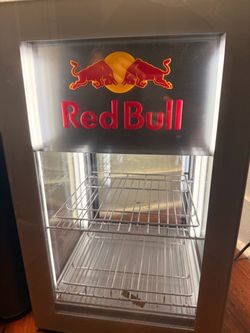 Red Bull mini fridge