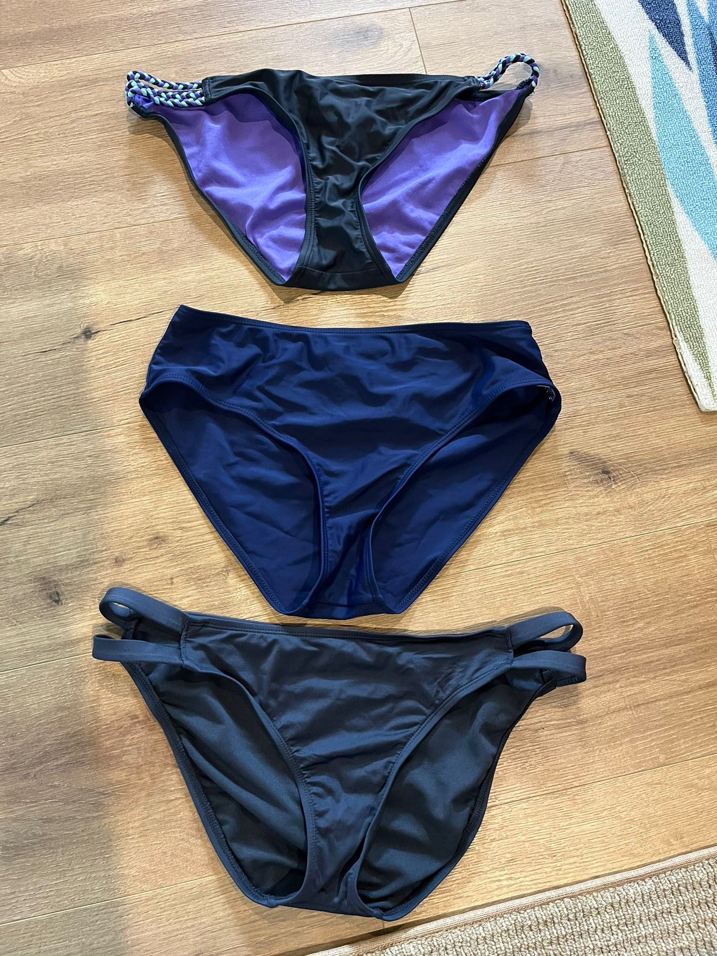 Lot 3 Womens Swimsuit / Bikini Bottom Separates - Size Medium