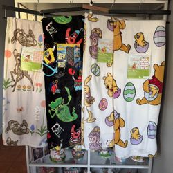 Bambie, Pooh And SpongeBob Throws 