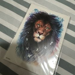 Lion tattoo stickers
