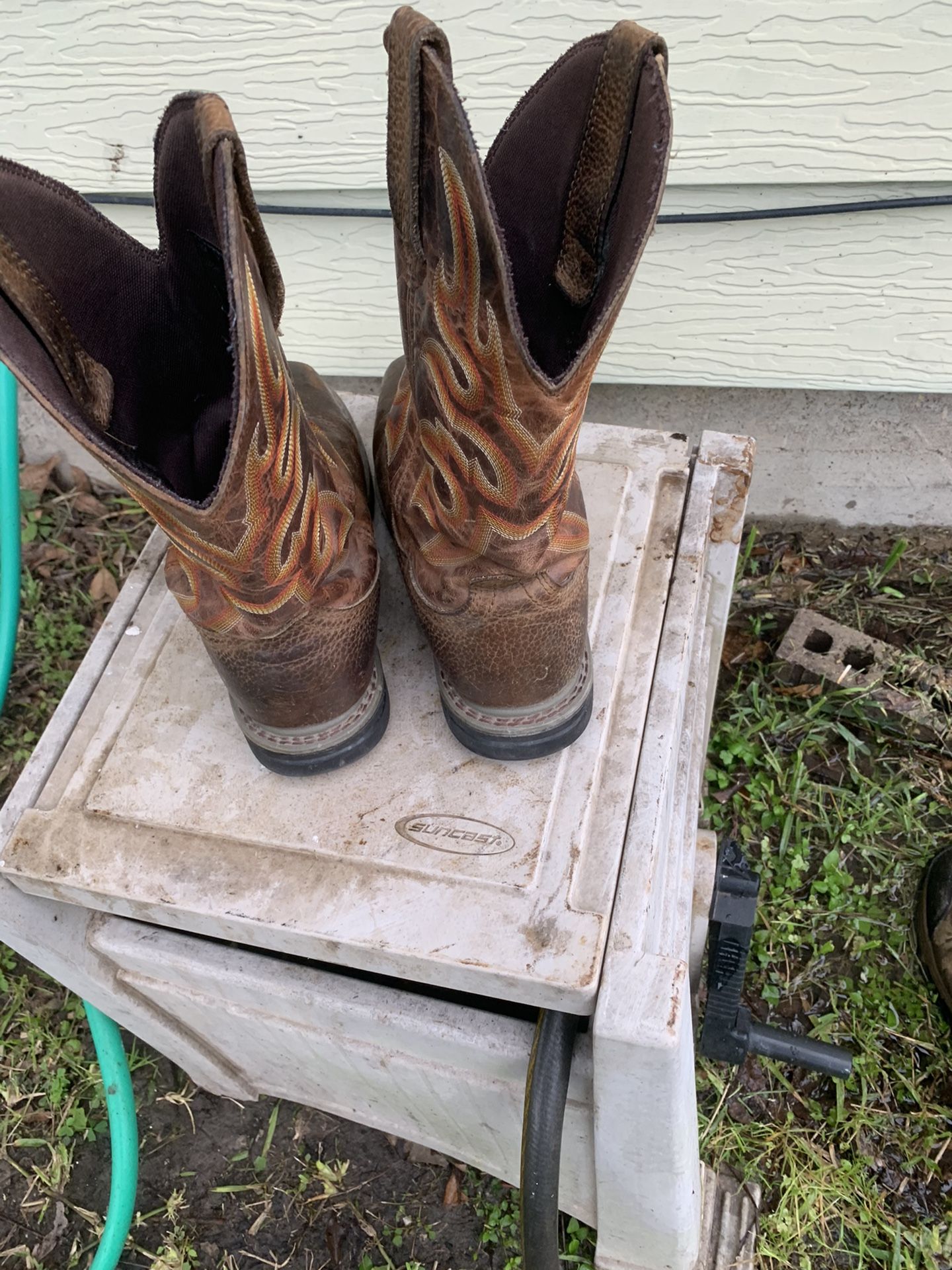 Work boots wolverines