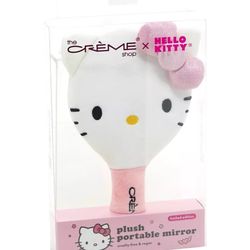 NEW The crème shop x Sanrio Hello Kitty Kawaii Coquette Portable Plush Mirror