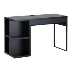 IKEA Micke Desk With Storage Cubbies - Black