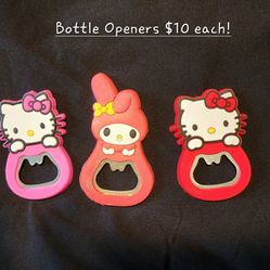 Hello Kitty My Melody Bottle Openers!