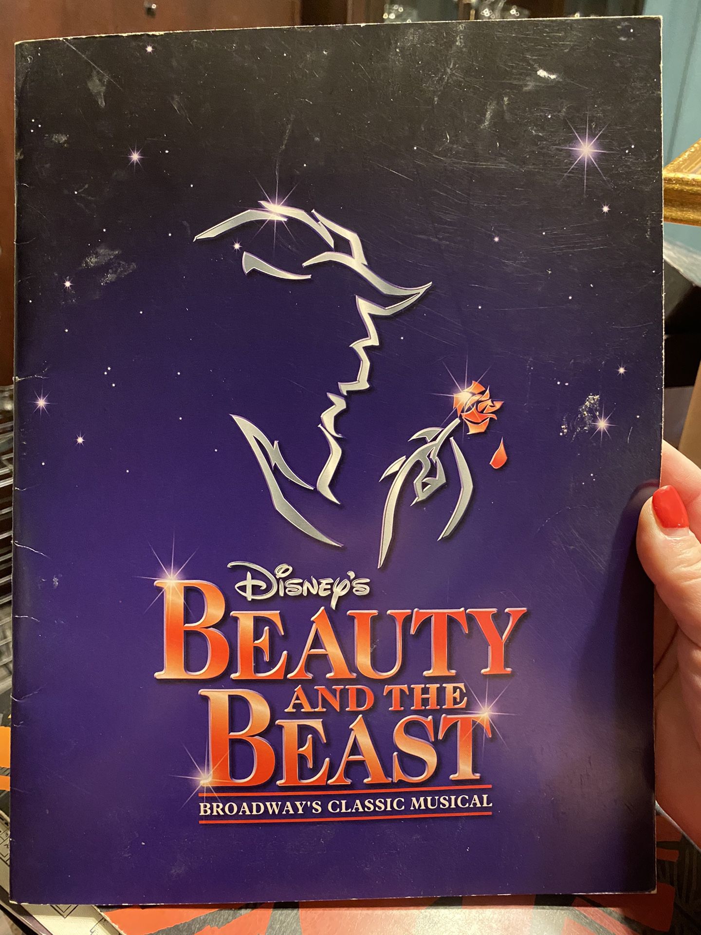 Beauty and the Beast Broadway Musical souvenir brochure. $30
