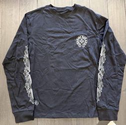 Black chrome heart longsleeve